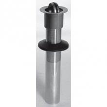 Watco Manufacturing 800-PF-BRS-CP - Presflo Lav Drain With Overflow Metal Stopper Brs Chrome Plated