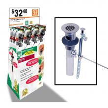 Watco Manufacturing 815-B-CP - Ideal Lav With Stopper And Grid Brass Chrome Plated