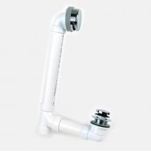 Watco Manufacturing 900-FA-PVC-CP - Innovator Foot Act. Bath Waste Tubs To 16-In. Sch 40 Pvc Chrome Plated