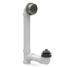 Watco Manufacturing 900-PP-PVC-AP - Innovator Push Pull Bath Waste Tubs To 16-In. Sch 40 Pvc Aged Pewter