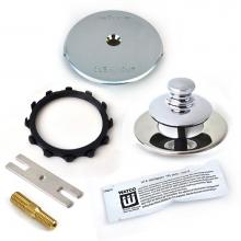 Watco Manufacturing 948700-PP-CB-47 - Universal Nufit Innovator Pp Trim Kit - Silicone Chrome Brushed 3/8-5/16 Adapter Pin Brass