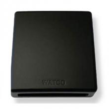 Watco Manufacturing 18008-WI - Innovator Square Overflow Plate Retainer Star Nut Adapter Matte Black