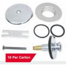 Watco Manufacturing 39290-CB-2H - Quicktrim Push Pull Trim Kit Chrome Brushed 2-Hole Faceplate