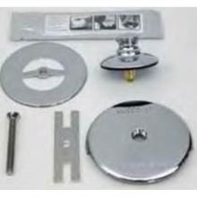Watco Manufacturing 48700-PP-CB-47 - Universal Nufit Push Pull Trim Kit - Silicone Chrome Brushed 3/8-5/16 Adapter Pin Brass