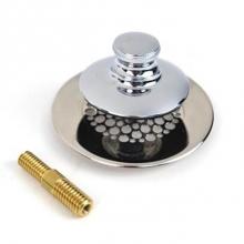 Watco Manufacturing 48751-FA-CP-G-3P - Universal Nufit Fa Tub Closure - 3/8-5/16 Brs Pin Chrome Plated Grid Strainer All 3 Threaded Adapt