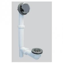 Watco Manufacturing 550-TS-PVC-CB - Turnstyle Tall Bath Waste Tubular Plastic Pvc Chrome Brushed