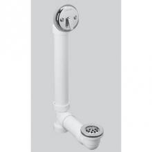 Watco Manufacturing 650-TL-ABS-CP-EX16 - Trip Lever Bath Waste For Tubs To 24-In Sch 40 Abs Chrome Plated 16 In Extension