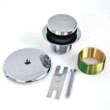 Watco Manufacturing 68190-CP-2H - Foot Actuated Trim Kit 1.625-16 X 1.25 Body No.38101 Bushing Chrome Plated 2-Hole Faceplate