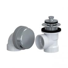 Watco Manufacturing 917-PP-ABS-WI - Innovator Push Pull Half Kit W/Drain Tee Sch 40 Abs Matte Black