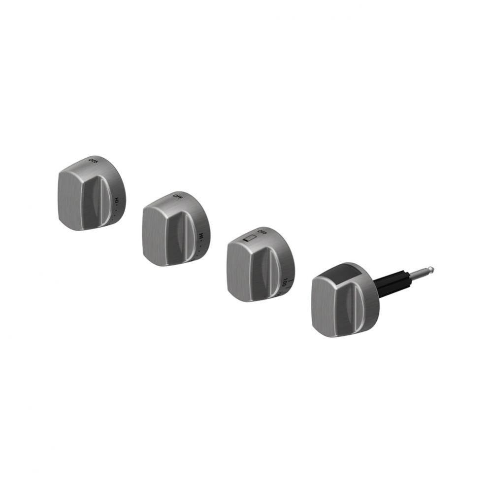 48'' And 60'' Dual Fuel StainleSS Steel Knobs (Full Price)