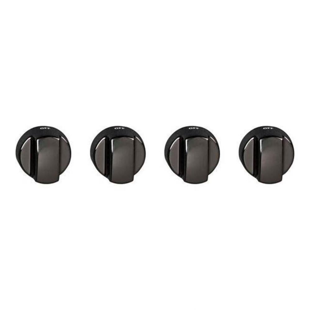 Knob, Black, 36-42-Set