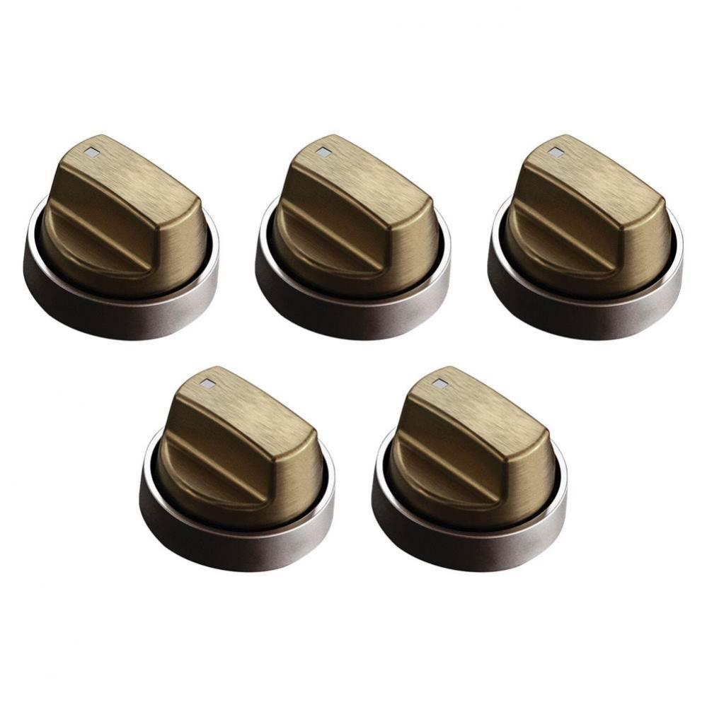 Brushed Brass Knobs