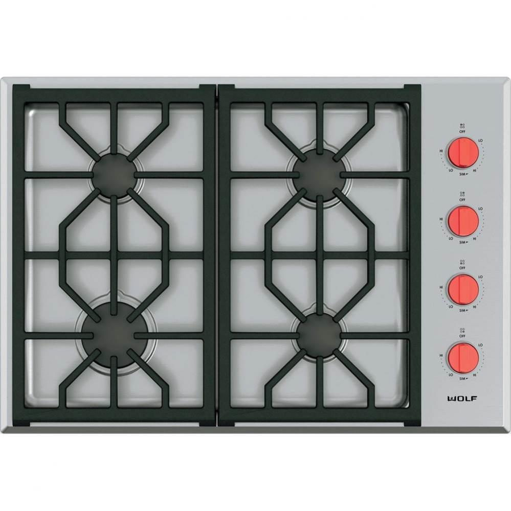 30'' Professional Gas Cooktop / Ng