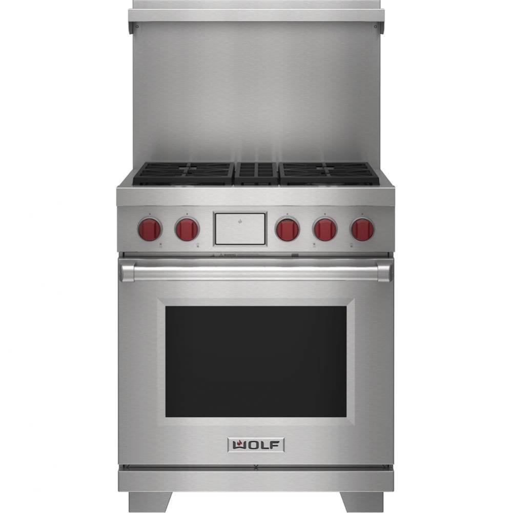 30'' X 20'' Dual Fuel Range Riser With Shelf