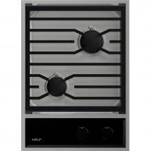 Wolf CG152TF/S - 15'' Transitional Framed, Gas Cooktop, Ss, Ng