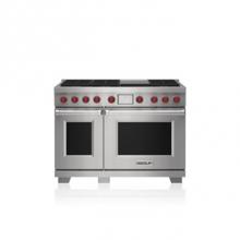 Wolf DF48650G/S/P - 48' Dual Fuel Range - 6 Burners And Infrared Griddle - NG