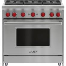 Wolf GR366 - 36'' Gas Range, 6 Burner, Ng