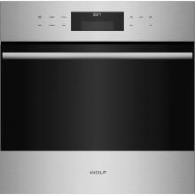 Wolf SO24TE/S/TH - 24'' E Series Single Wall Oven - Transitional - Tubular Handle