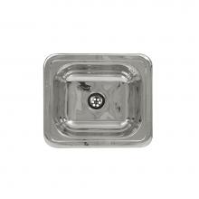 Whitehaus WH693ABL - Rectangular Drop-in Entertainment/Prep Sink with a Smooth Surface
