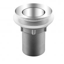 Whitehaus WHSP10153-000-PSS - Solid Stainless Steel Pop-up Drain with Overflow