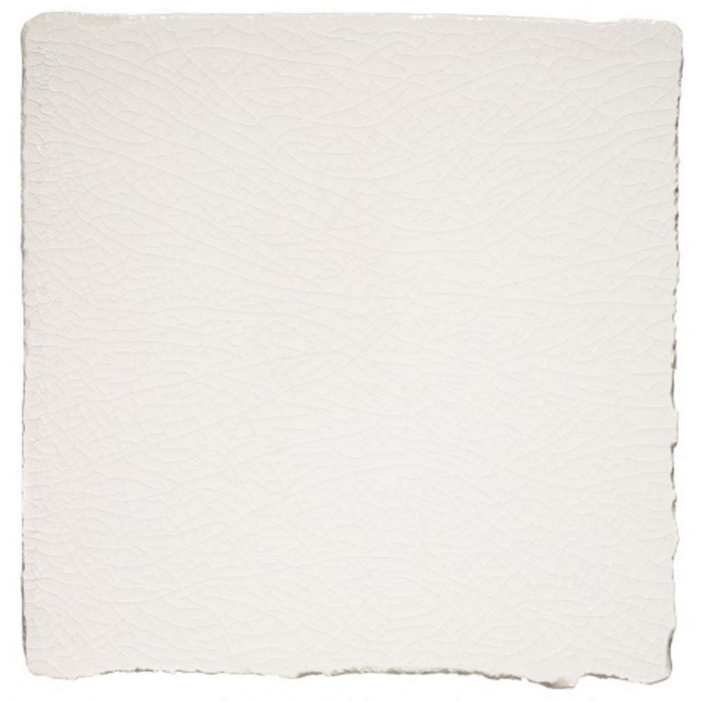 Architectonics Handmade Field Tile 6 x 6 Deckle in Fog Glossy Solid