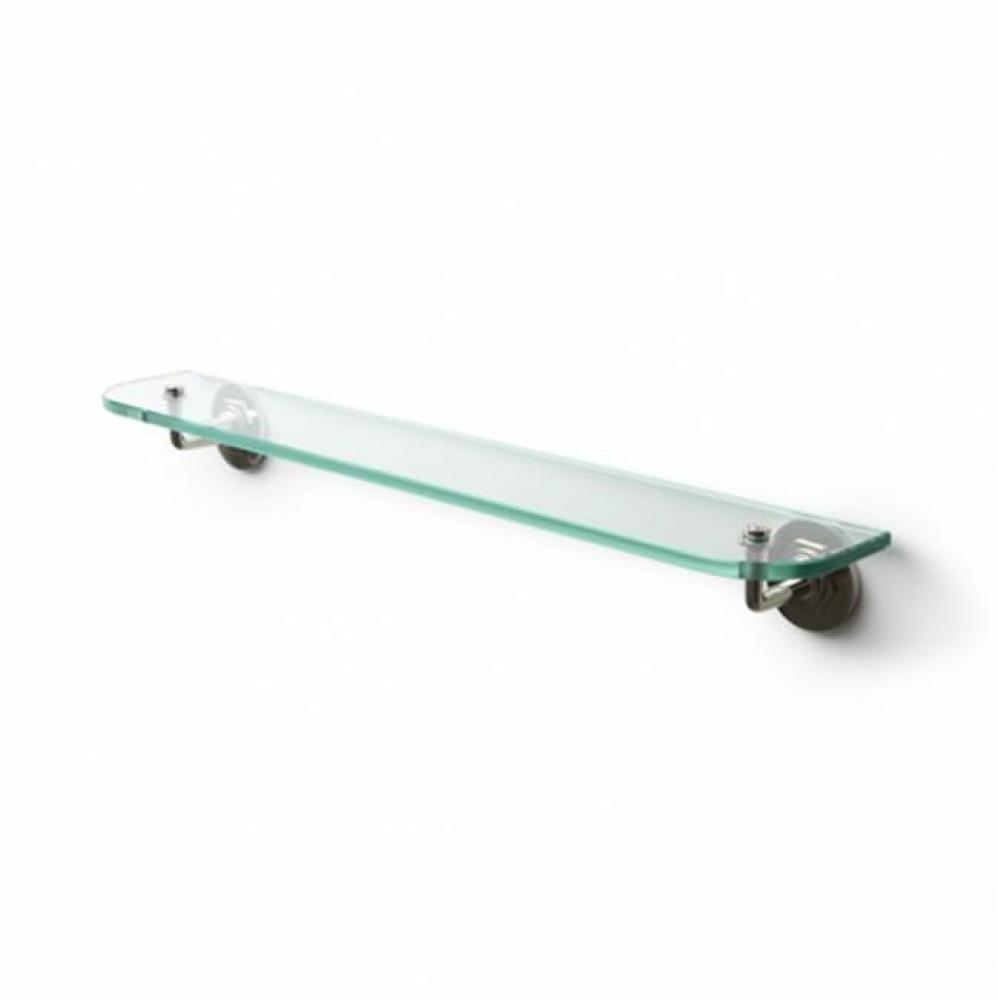 Henry Single Tier Shelf 24'' in Unlacquered