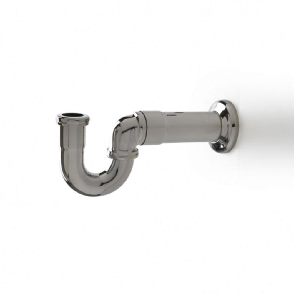 Universal Boston P-Trap 1 1/2 x 1 1/4 in Nickel