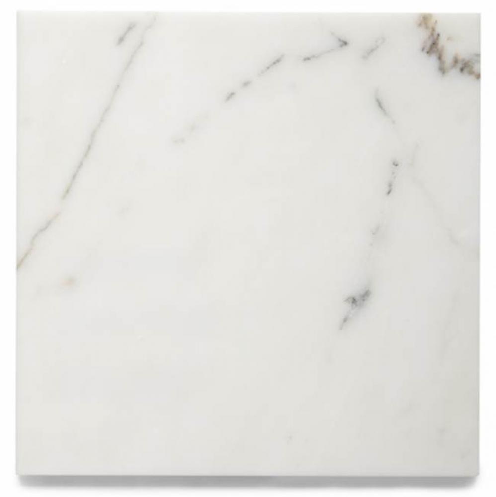 Keystone Field Tile 18 x 18 x 3/8 in Carrara Polished (West Coast)