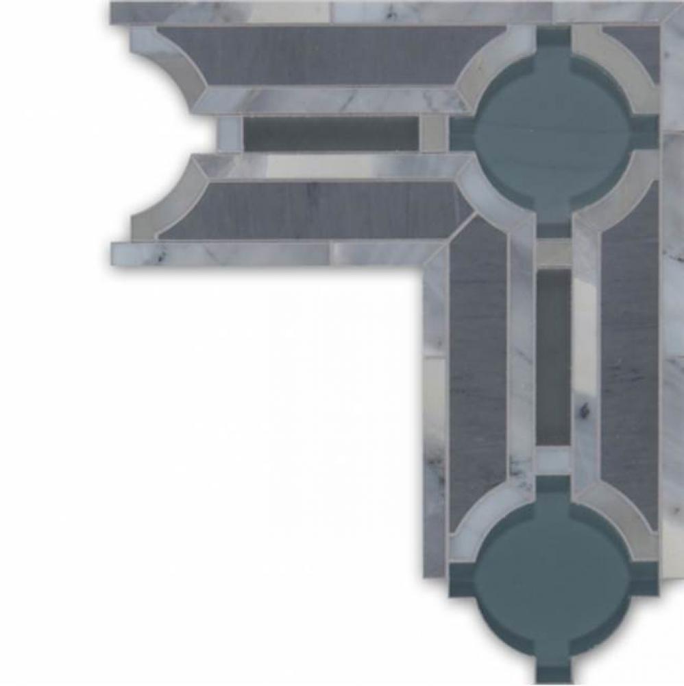 Aqualinea Solid Dunham Block Corner 4 1/8'' x 4 1/8'' in Stone Group 1 and 2