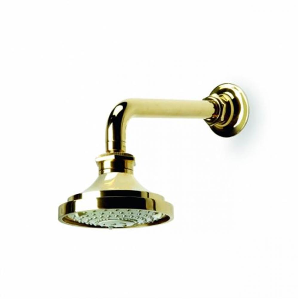 Henry 5 1/8''  Shower Head, Arm and Flange with Adjustable Spray in