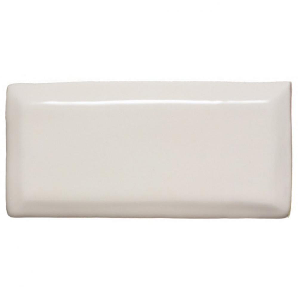 Archive Field Tile 2 x 4 1/4 Beveled in White Glossy Solid