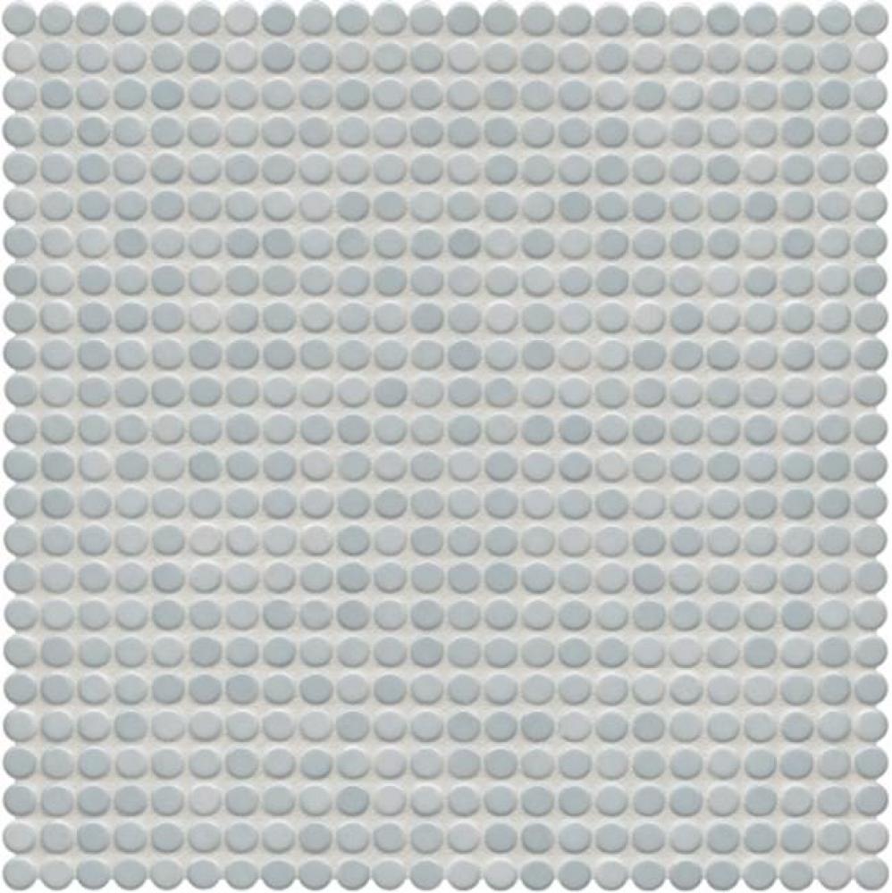 Penny Tile 1/2'' Penny Mosaic in Pewter Glossy