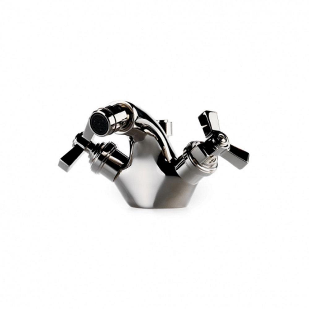 Aero One Hole Bidet Fitting with Cross