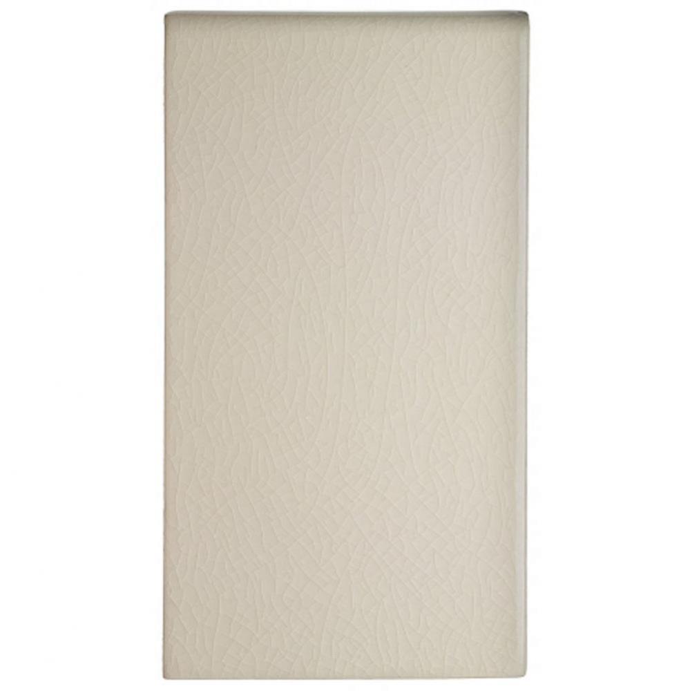 Architectonics Handmade Instock Field Tile 4 1/4 x 8 Bullnose Single (Short) in Mykonos Glossy Sol