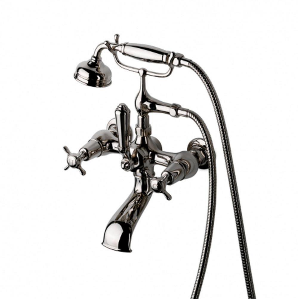 Easton Classic Exposed Tub Filler, Metal Handshower and Lever