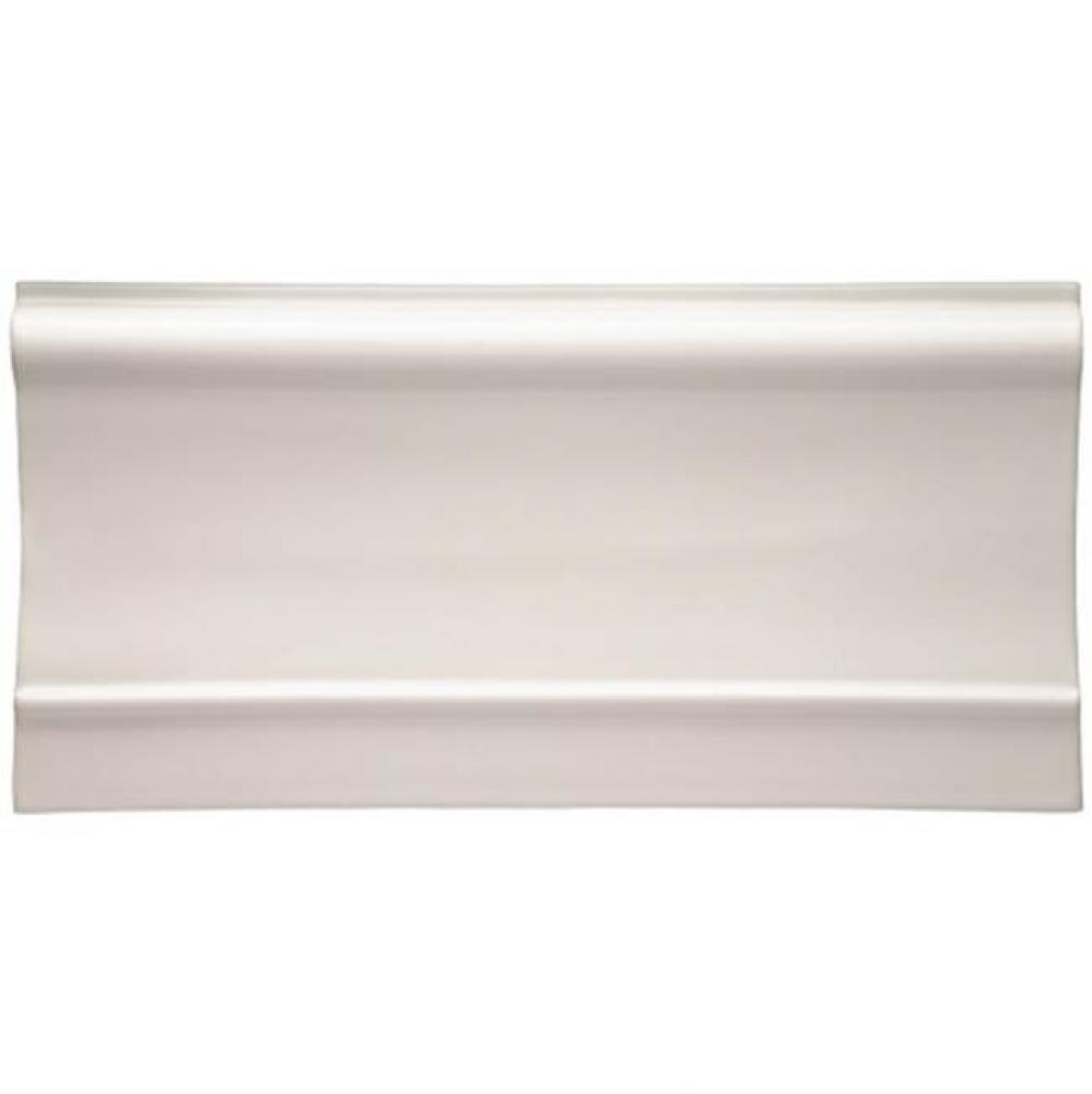 Cottage Wainscot Base 6'' x 12'' in Dover White Glossy Solid