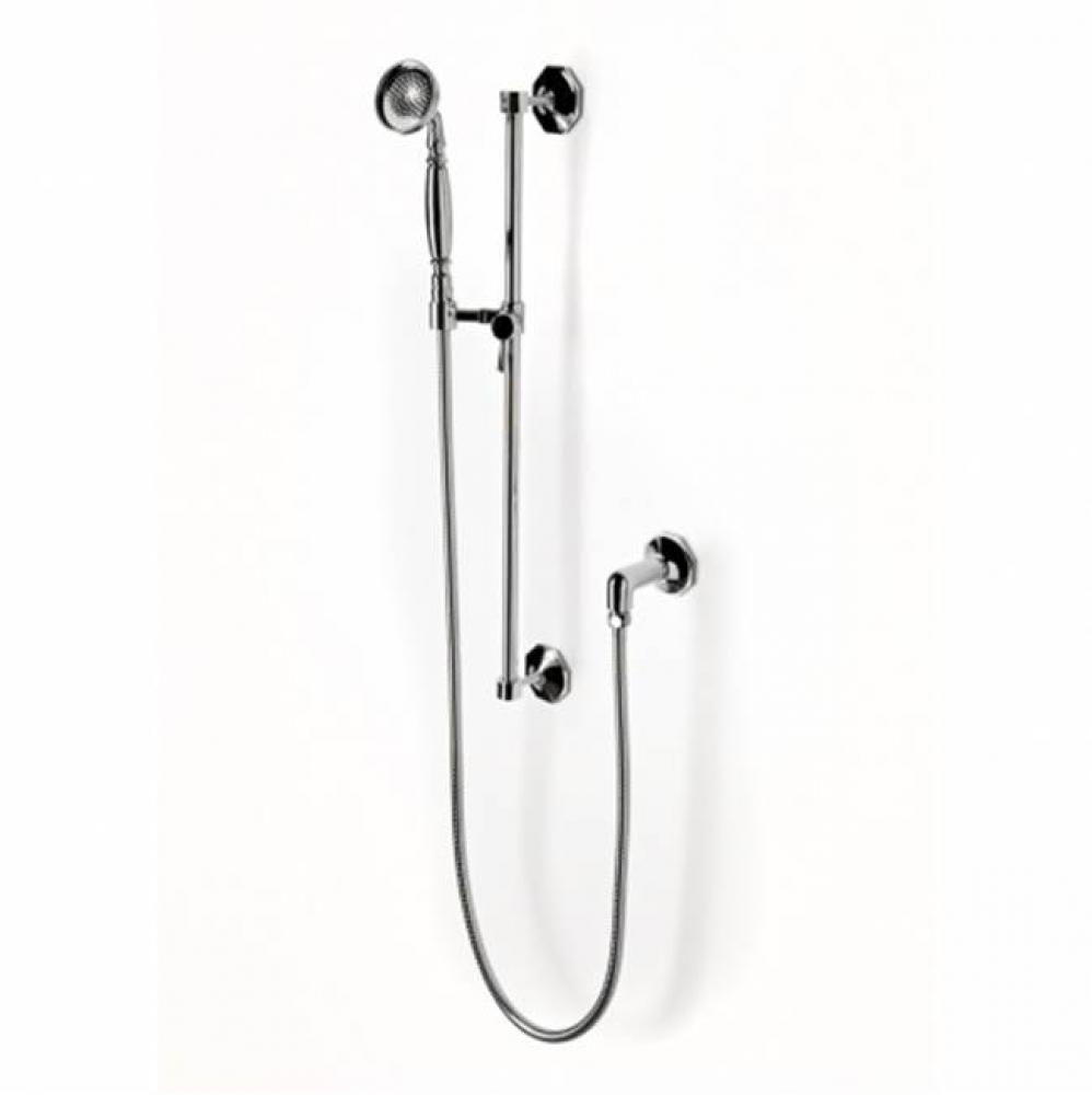 Roadster Handshower On Bar with Metal Handle in