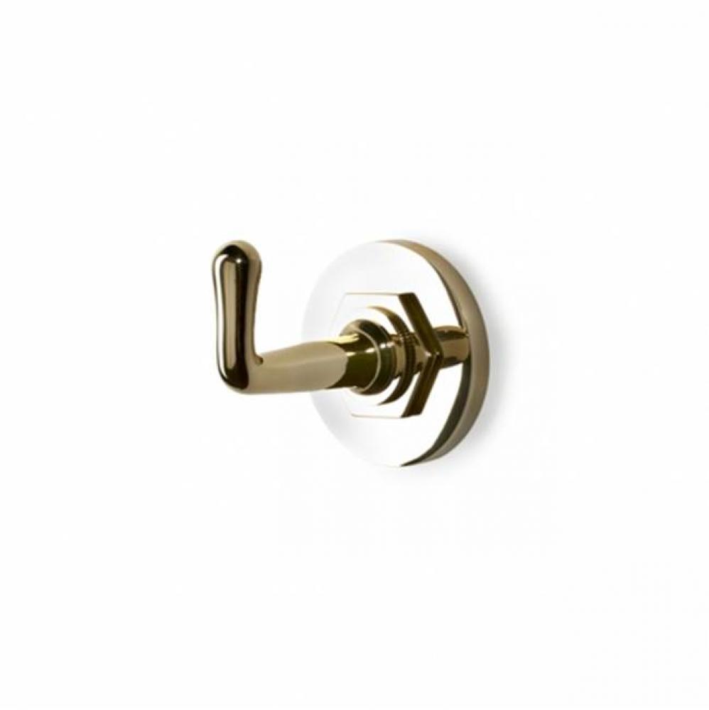Henry Single Robe Hook in Unlacquered