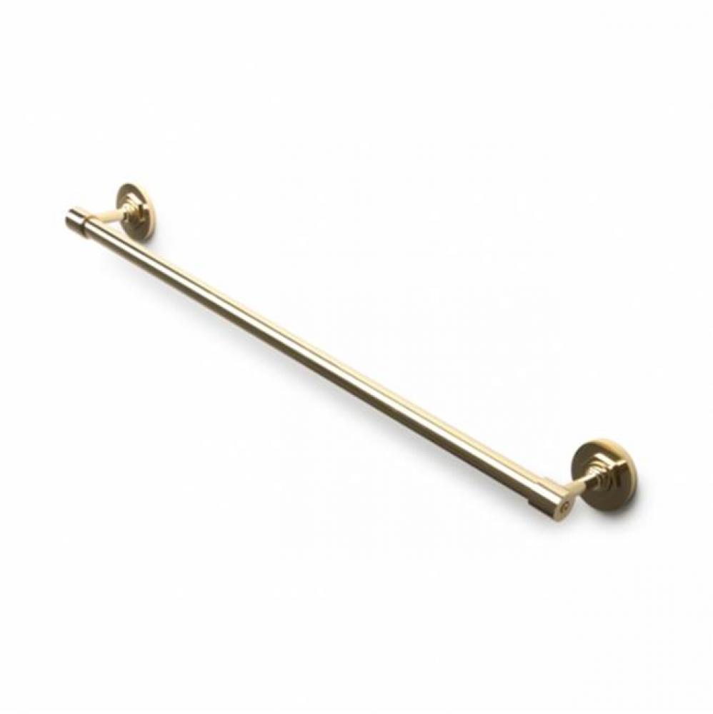 Henry 24'' Single Metal Towel Bar in Unlacquered