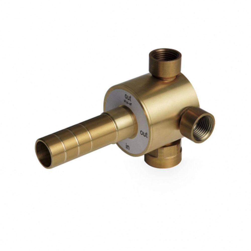 Universal Two Way Diverter Valve for Thermostatic Shower Systems