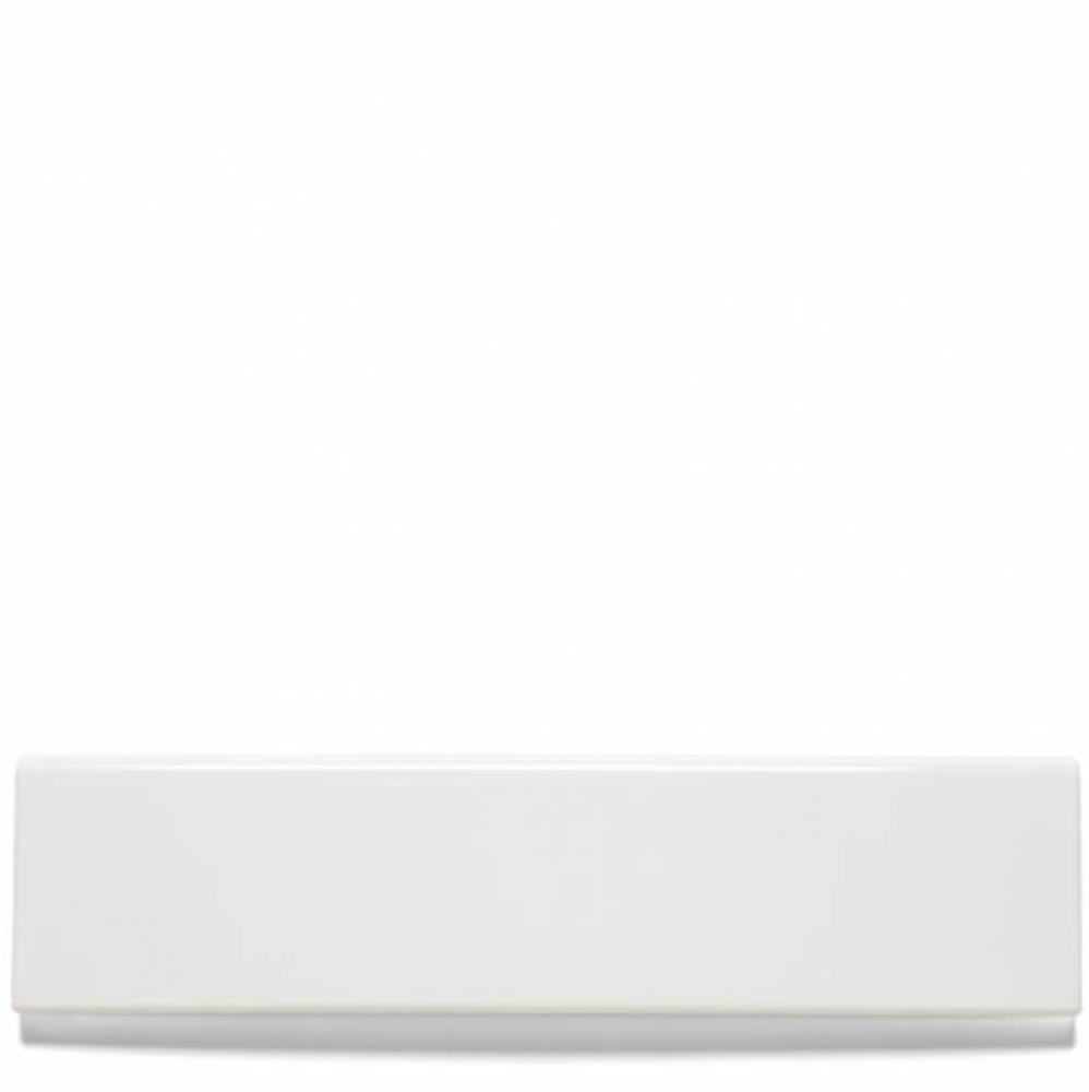 Claypaper Field Tile 3 x 12 Bullnose Single (Long) in Egret
