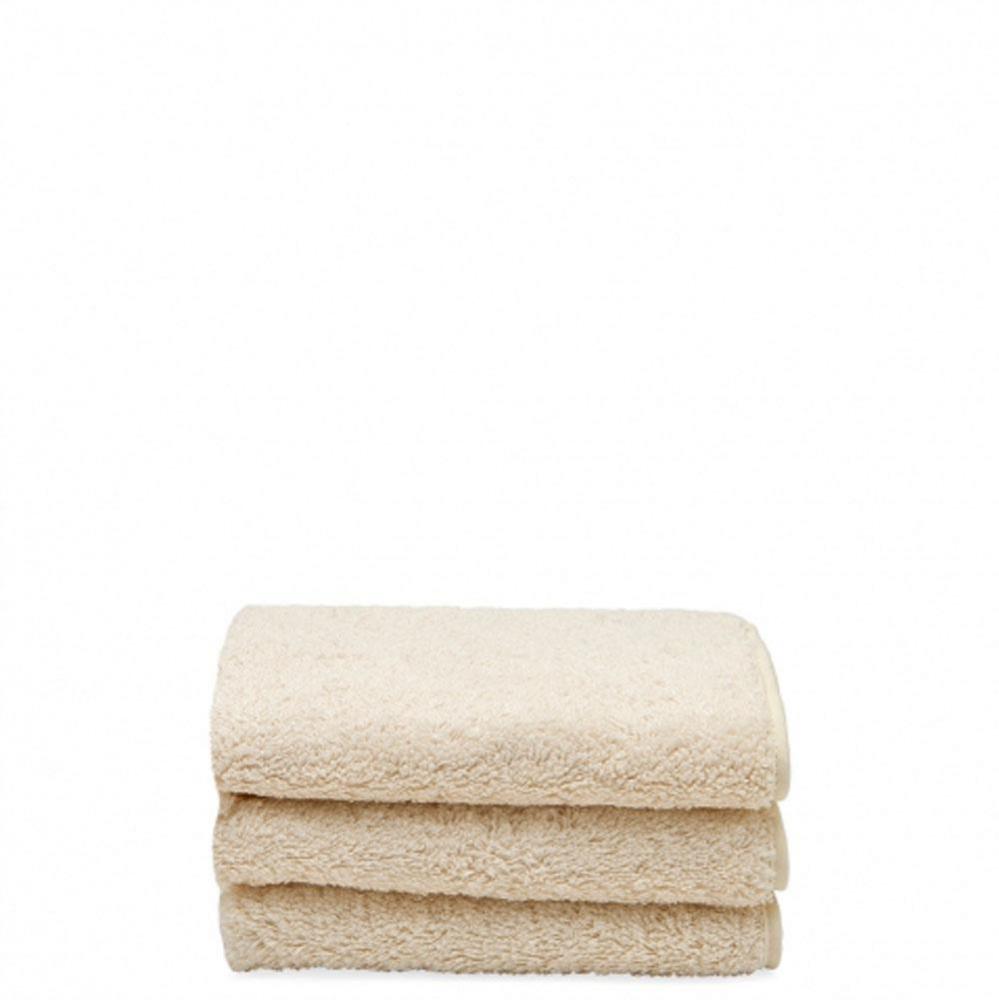 Gotham Cotton Wash Towel in Ecru with Ecru