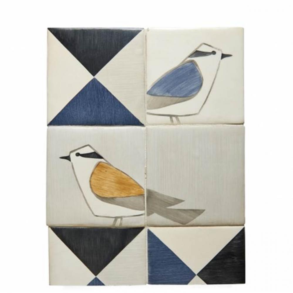 RedBank Decorative Field Tile Tweet 6'' x