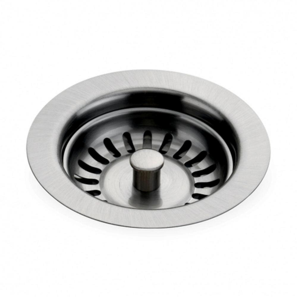 Universal Kitchen Sink Strainer 3 1/2 in Chrome