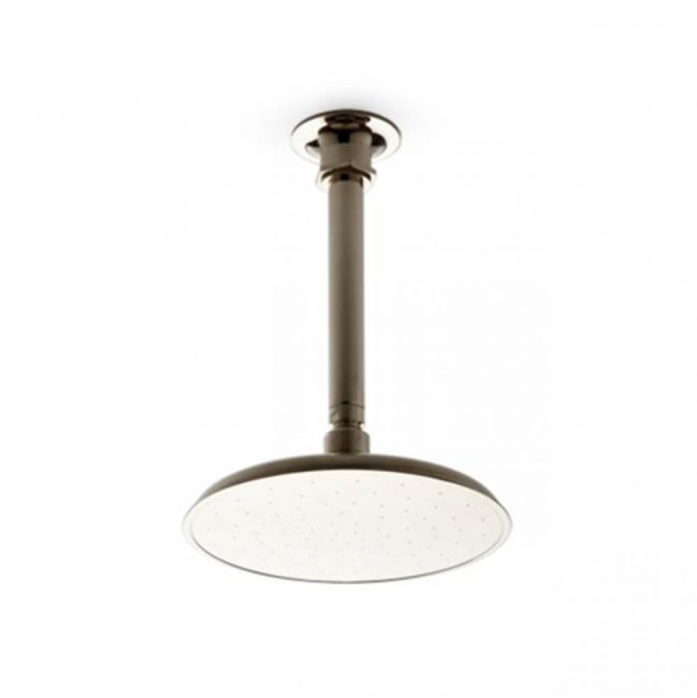 Henry 8'' Ceiling Mounted Shower Rose, Arm and Flange in