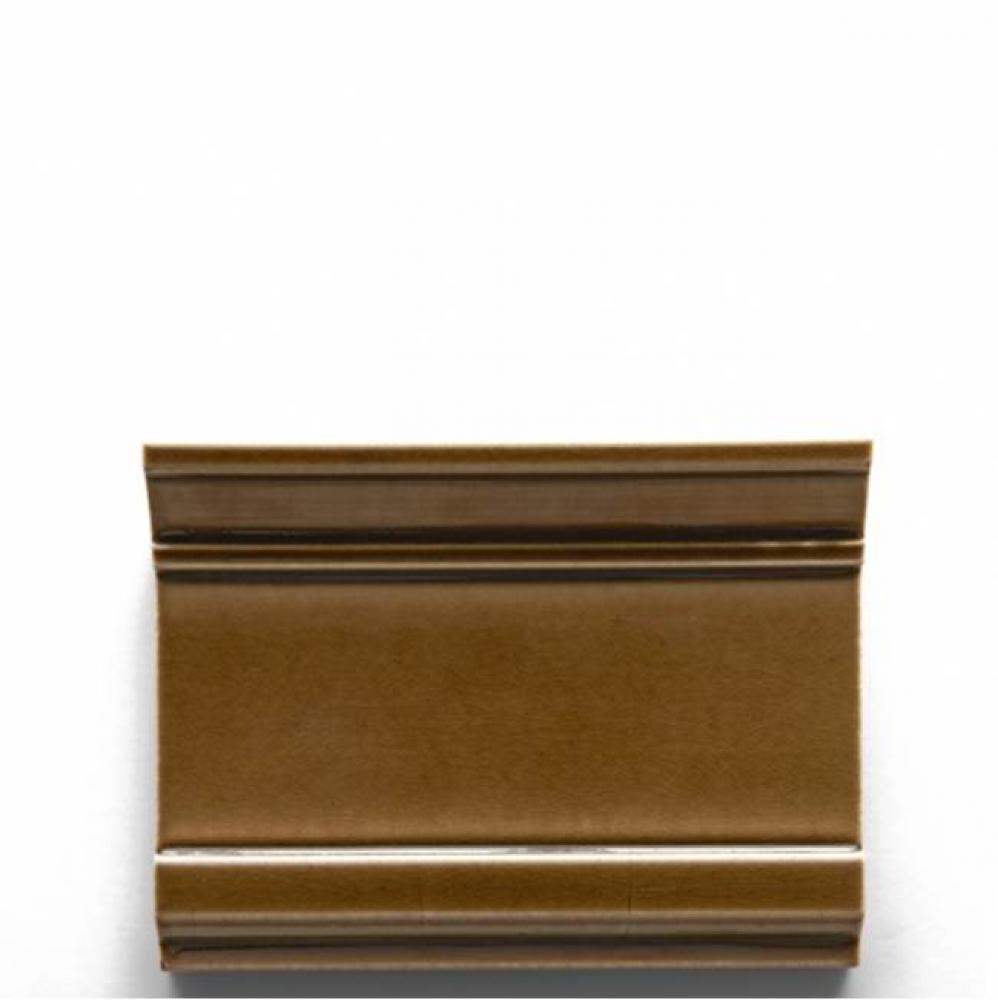 District Tile Crown Molding 4 1/4'' x 6'' in Grasshopper Glossy