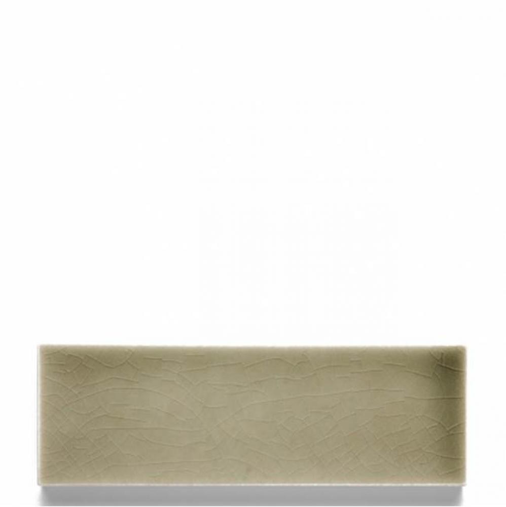 District Tile Bullnose Single Long 2'' x 6'' in Sparrow Glossy