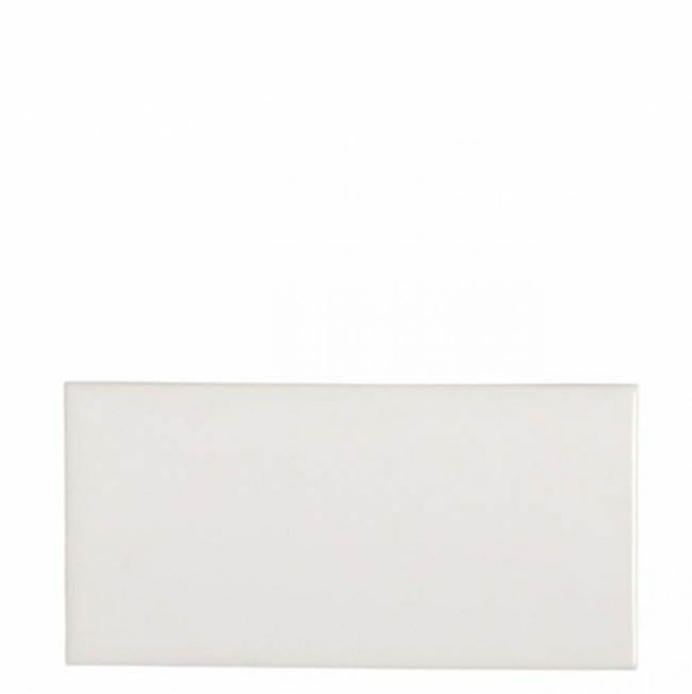 Cottage Field Tile 3 x 6 in Dover White Glossy
