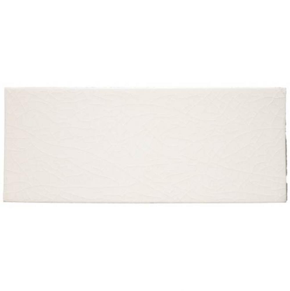 Architectonics Handmade Instock Field Tile 4 1/4 x 8 Bullnose Single (Long) in Dove Glossy Solid (