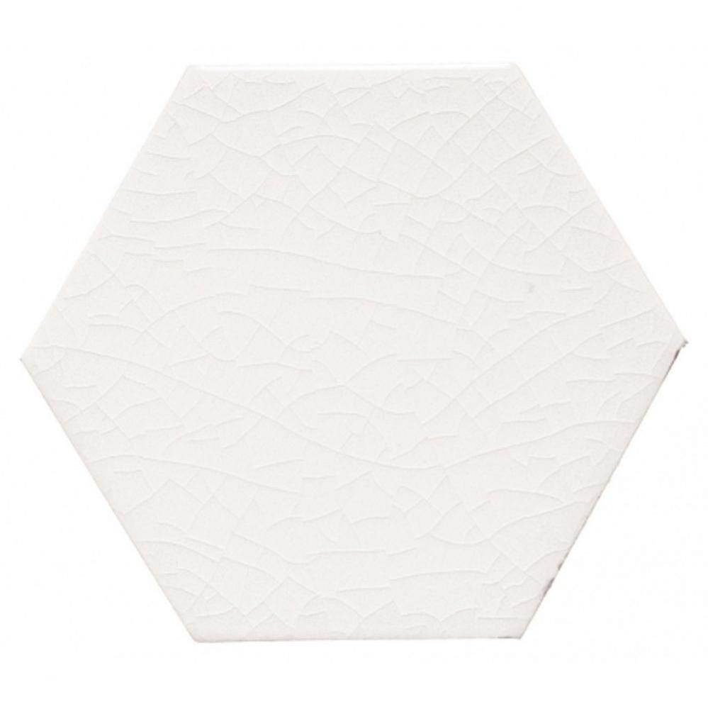 Architectonics Handmade Field Tile 3 Hexagon in Faux Clear Glossy Solid